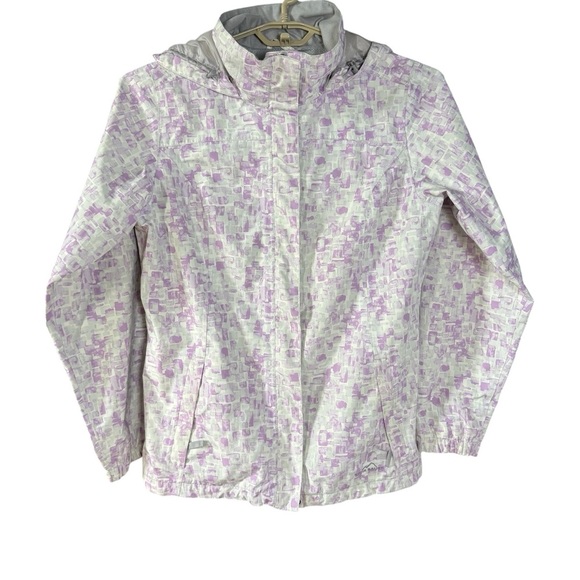 Eddie Bauer Women’s Weatheredge Windbreaker Rain Jacket Hooded Size Large Tall - Picture 1 of 9